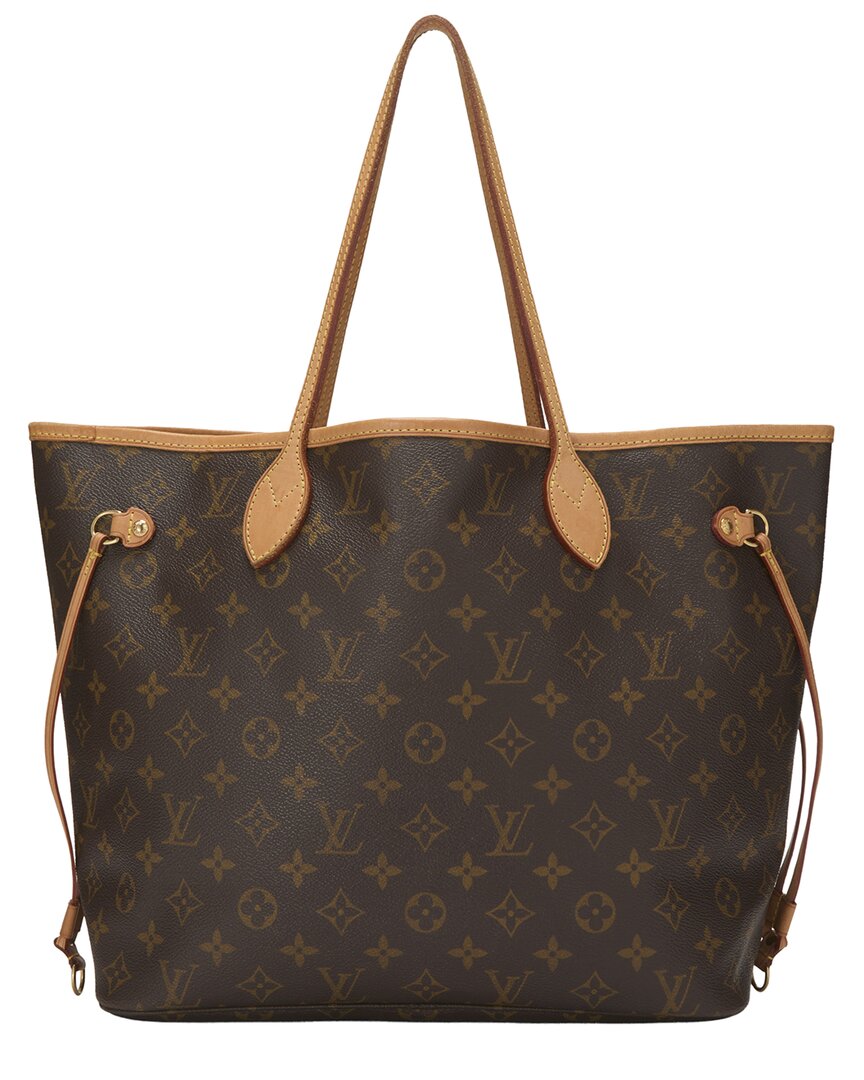 Louis Vuitton Brown Monogram Canvas Neverfull Mm (   )