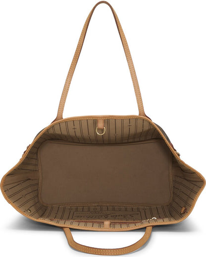 Louis Vuitton Brown Monogram Canvas Neverfull Mm (   )