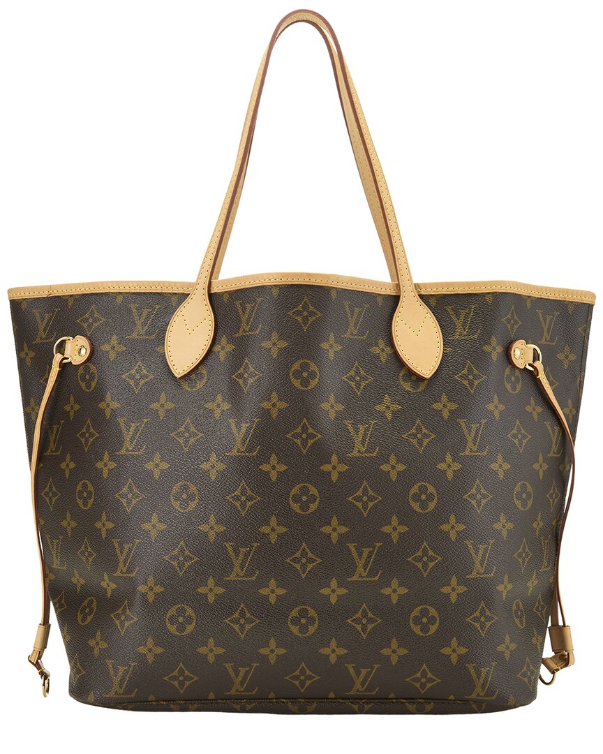 Louis Vuitton Brown Monogram Canvas Neverfull Mm (   )
