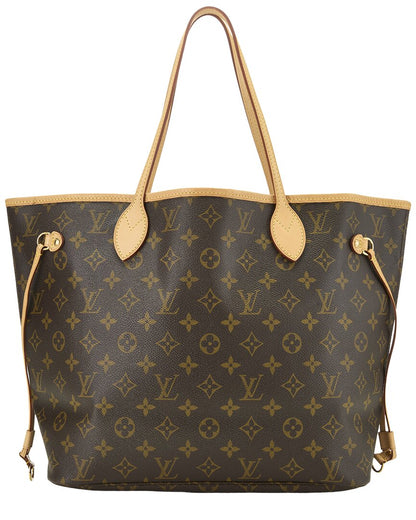 Louis Vuitton Brown Monogram Canvas Neverfull Mm (   )