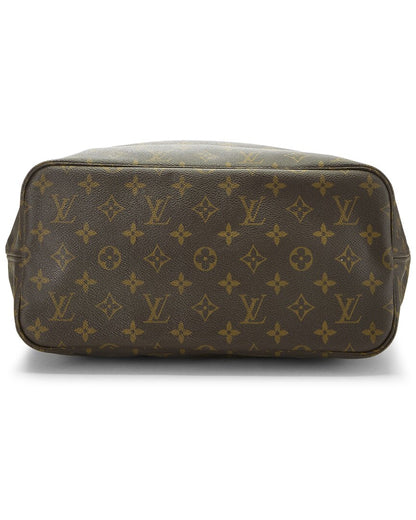 Louis Vuitton Brown Monogram Canvas Neverfull Mm (   )