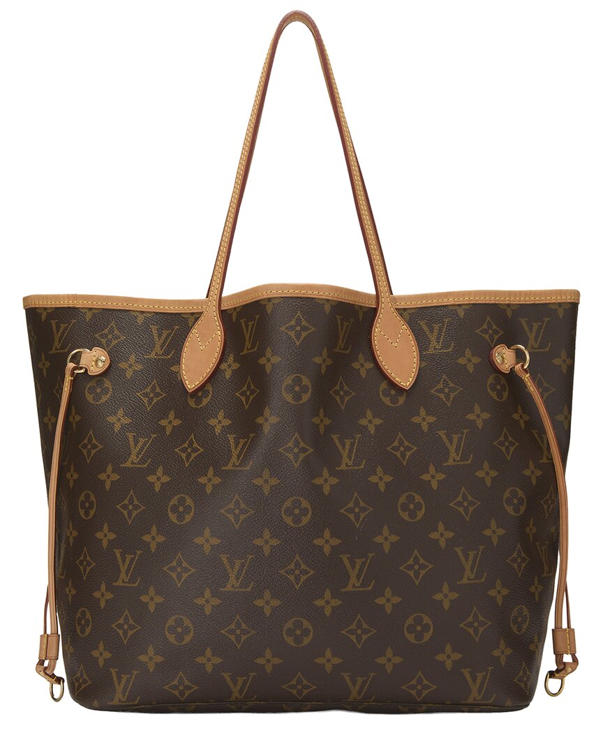 Louis Vuitton Brown Monogram Canvas Neverfull Mm (   )