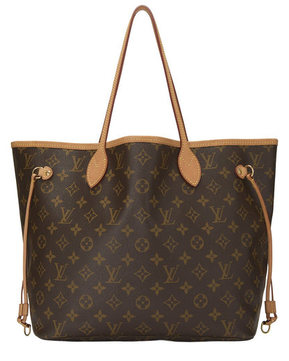 Louis Vuitton Brown Monogram Canvas Neverfull Mm (   )