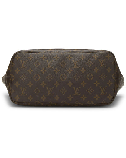 Louis Vuitton Brown Monogram Canvas Neverfull Mm (   )