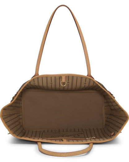 Louis Vuitton Brown Monogram Canvas Neverfull Mm (   )