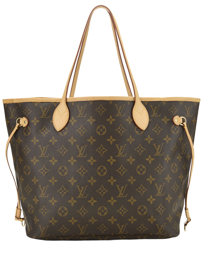 Louis Vuitton Brown Monogram Canvas Neverfull Mm (   )