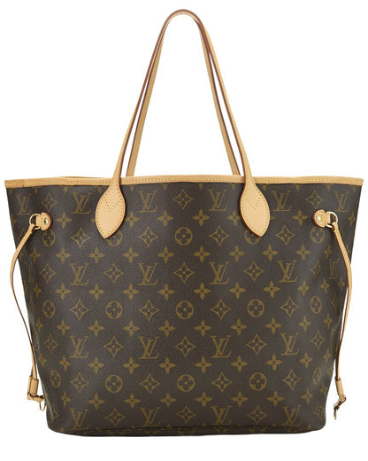 Louis Vuitton Brown Monogram Canvas Neverfull Mm (   )