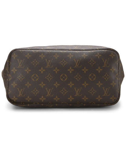 Louis Vuitton Brown Monogram Canvas Neverfull Mm (   )