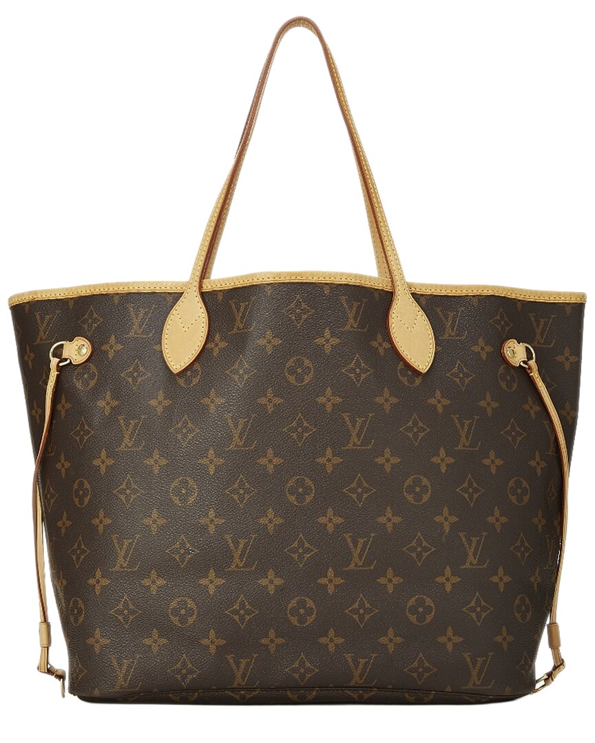 Louis Vuitton Brown Monogram Canvas Neverfull Mm (   )
