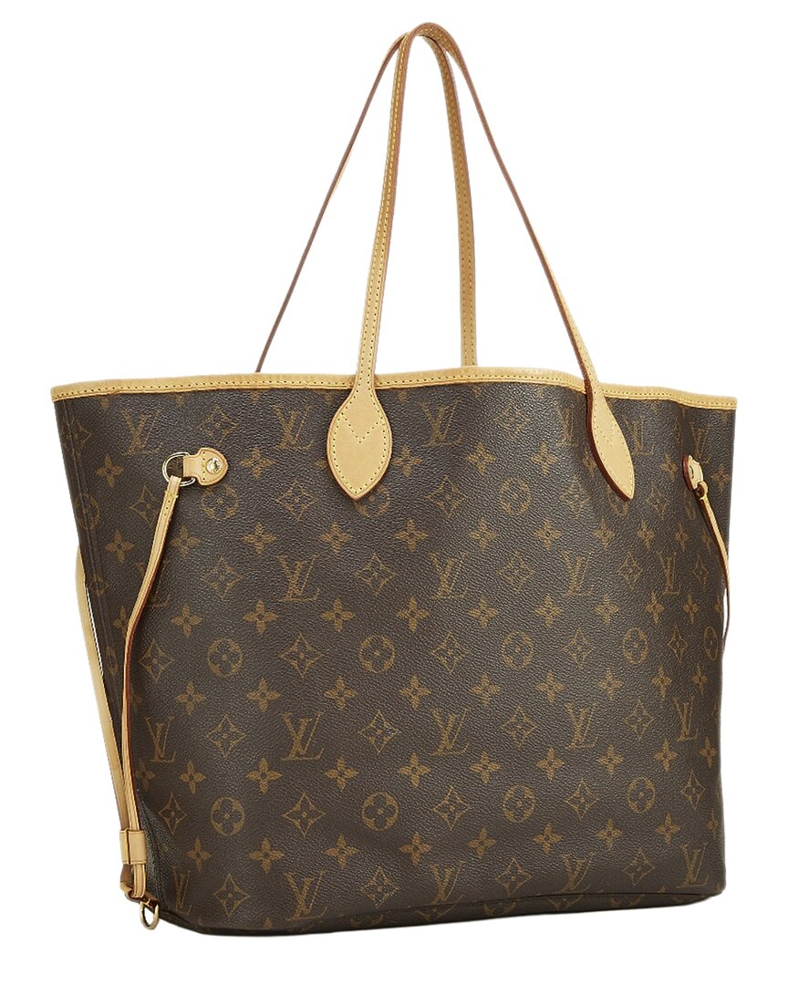 Louis Vuitton Brown Monogram Canvas Neverfull Mm (   )