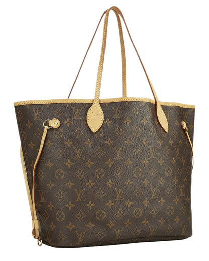 Louis Vuitton Brown Monogram Canvas Neverfull Mm (   )