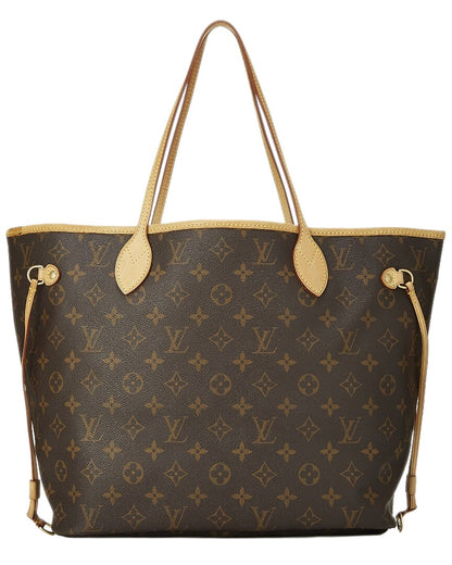 Louis Vuitton Brown Monogram Canvas Neverfull Mm (   )