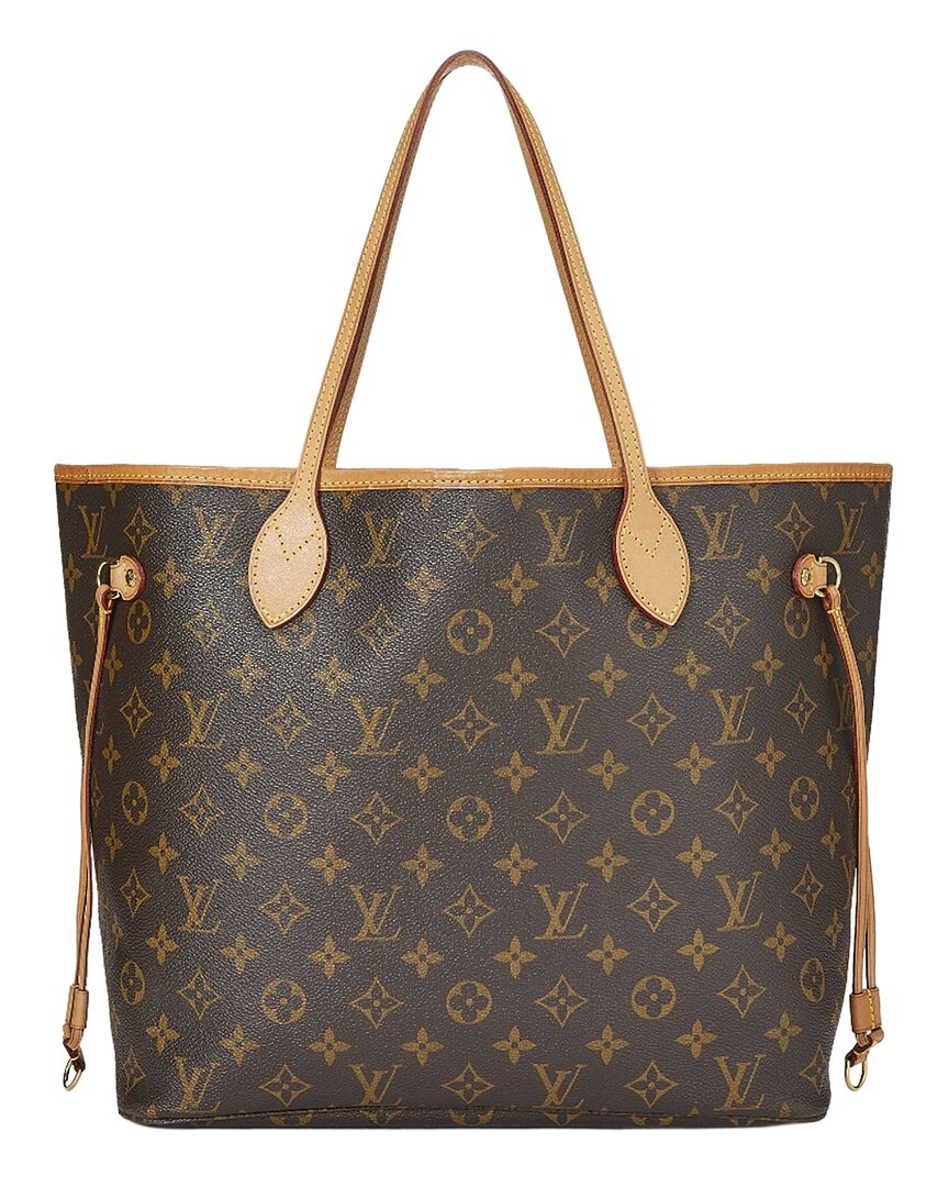 Louis Vuitton Brown Monogram Canvas Neverfull Mm (   )