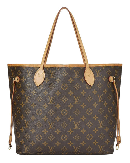 Louis Vuitton Brown Monogram Canvas Neverfull Mm (   )