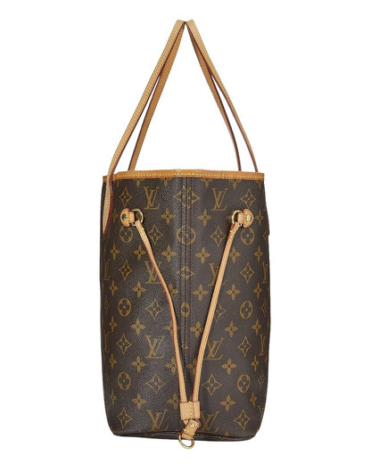 Louis Vuitton Brown Monogram Canvas Neverfull Mm (   )