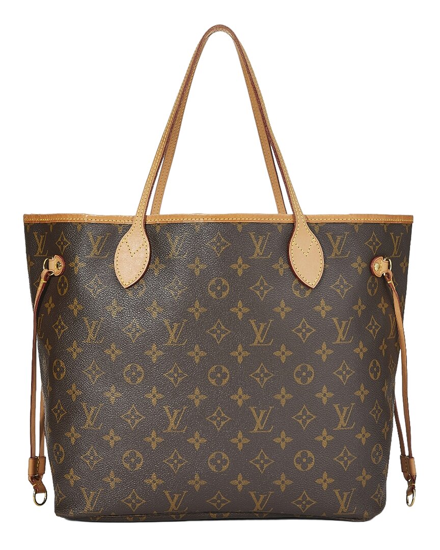 Louis Vuitton Brown Monogram Canvas Neverfull Mm (   )