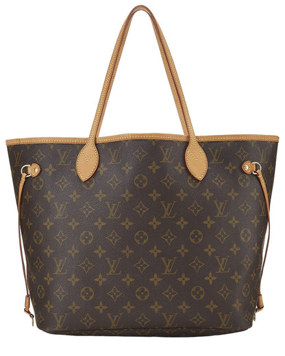 Louis Vuitton Brown Monogram Canvas Neverfull Mm (   )