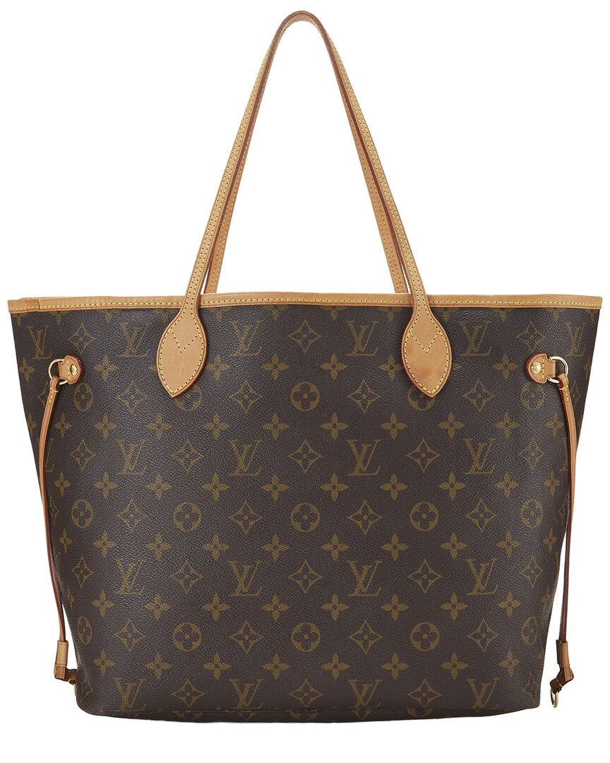 Louis Vuitton Brown Monogram Canvas Neverfull Mm (   )