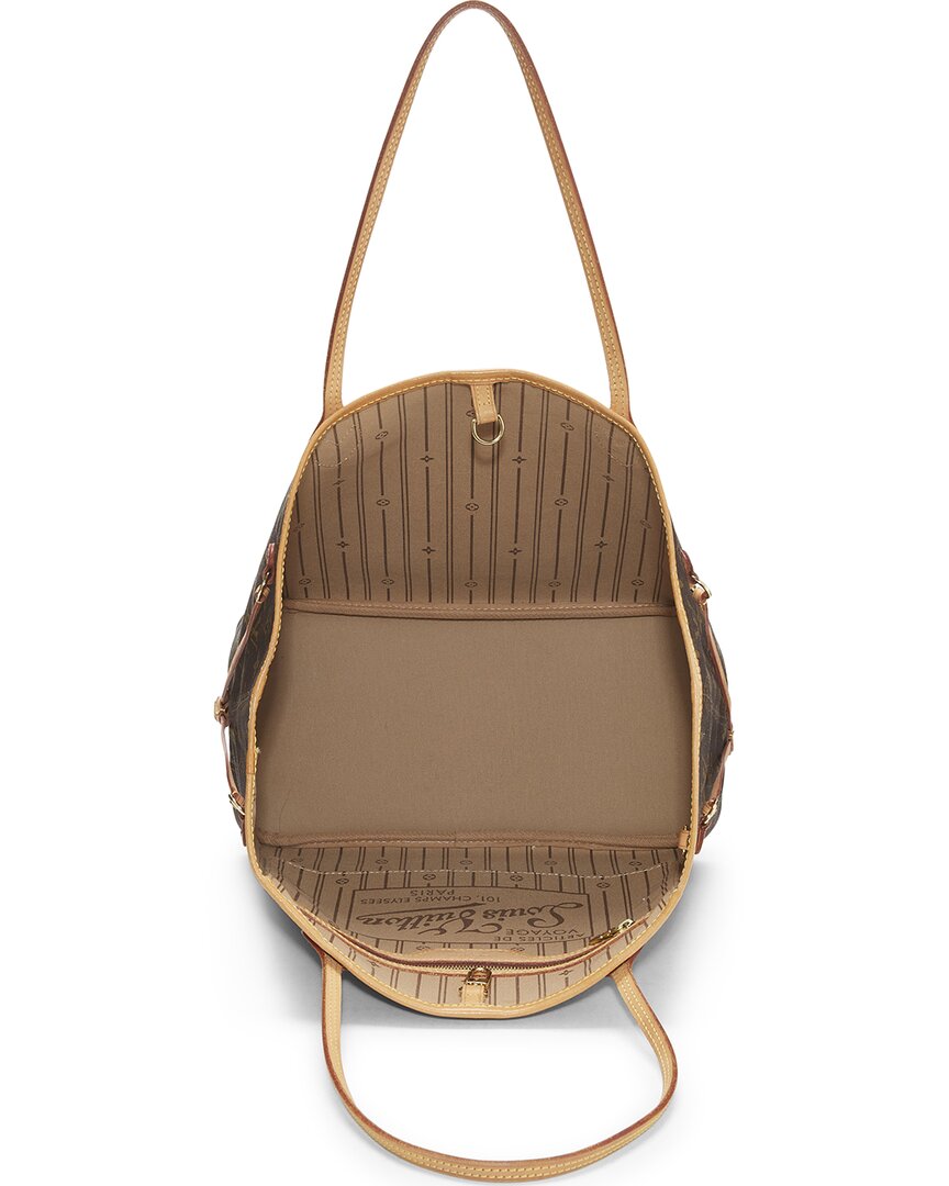 Louis Vuitton Brown Monogram Canvas Neverfull Mm (   )