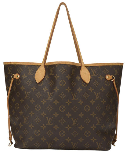 Louis Vuitton Brown Monogram Canvas Neverfull Mm (   )