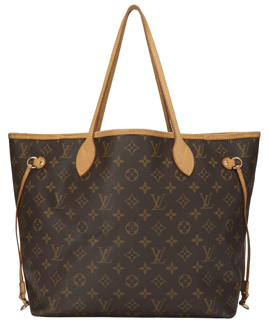 Louis Vuitton Brown Monogram Canvas Neverfull Mm (   )