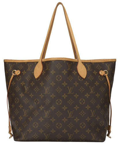 Louis Vuitton Brown Monogram Canvas Neverfull Mm (   )