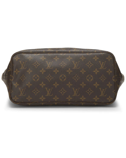 Louis Vuitton Brown Monogram Canvas Neverfull Mm (   )