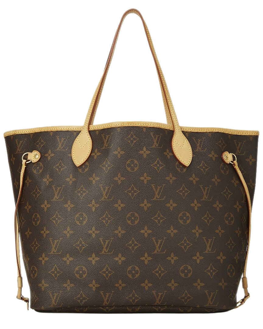Louis Vuitton Brown Monogram Canvas Neverfull Mm (   )