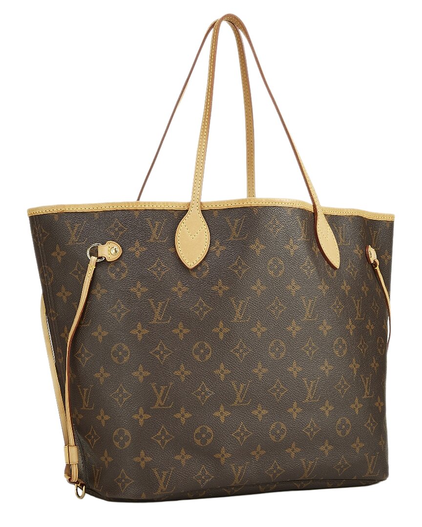 Louis Vuitton Brown Monogram Canvas Neverfull Mm (   )