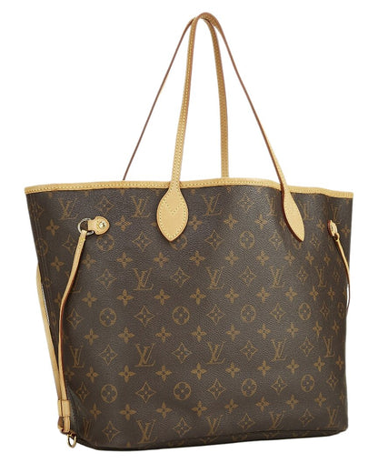 Louis Vuitton Brown Monogram Canvas Neverfull Mm (   )