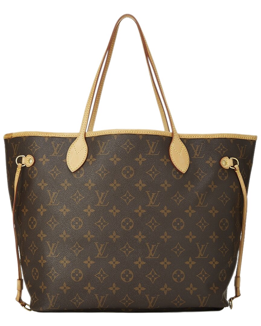 Louis Vuitton Brown Monogram Canvas Neverfull Mm (   )