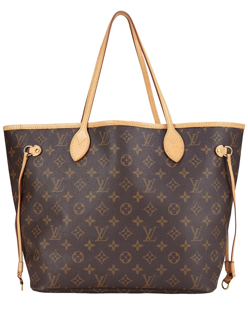 Louis Vuitton Brown Monogram Canvas Neverfull Mm (   )