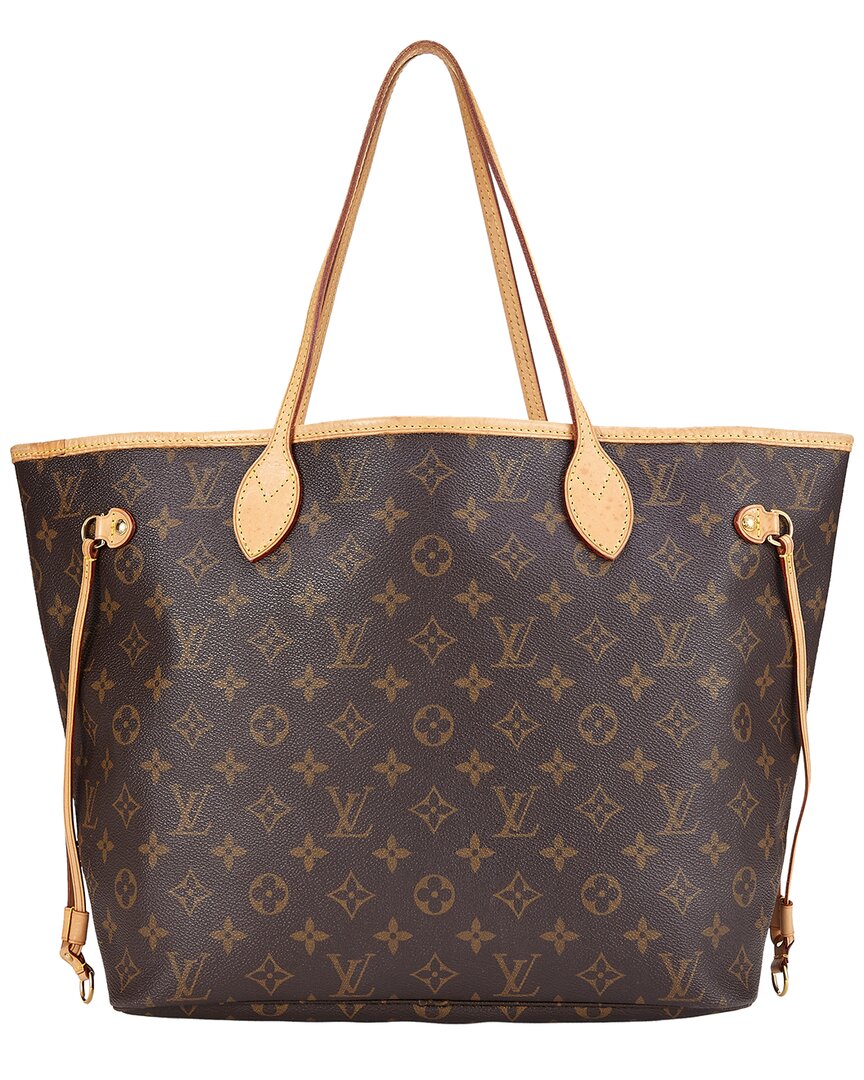Louis Vuitton Brown Monogram Canvas Neverfull Mm (   )