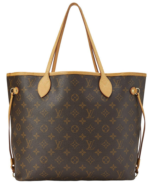 Louis Vuitton Brown Monogram Canvas Neverfull Mm (   )
