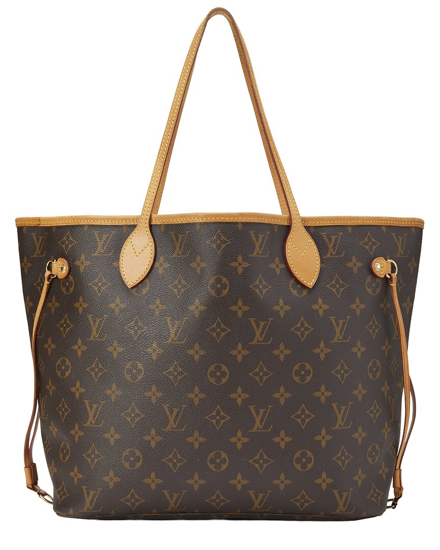 Louis Vuitton Brown Monogram Canvas Neverfull Mm (   )