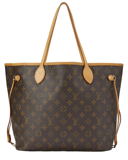 Louis Vuitton Brown Monogram Canvas Neverfull Mm (   )