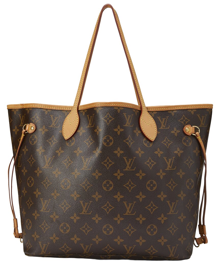 Louis Vuitton Brown Monogram Canvas Neverfull Mm (   )