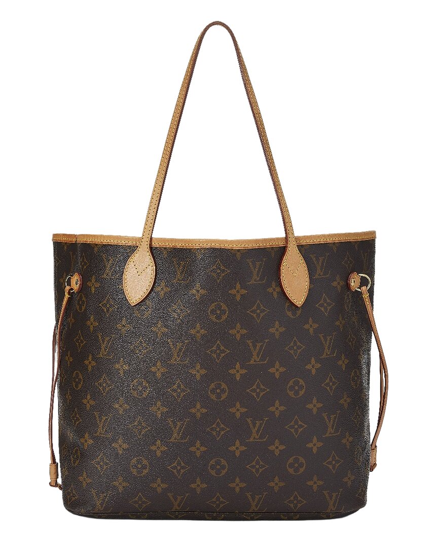 Louis Vuitton Brown Monogram Canvas Neverfull Mm (   )