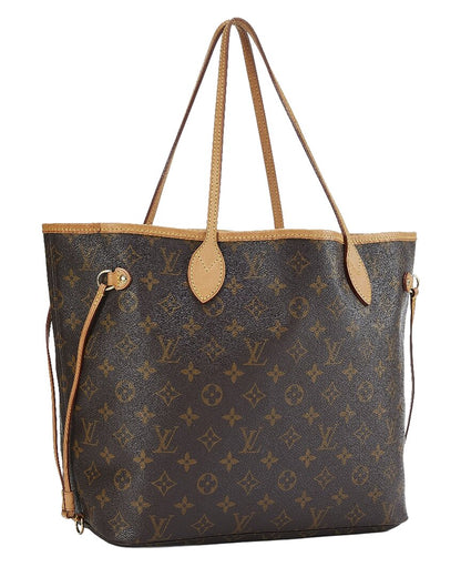 Louis Vuitton Brown Monogram Canvas Neverfull Mm (   )