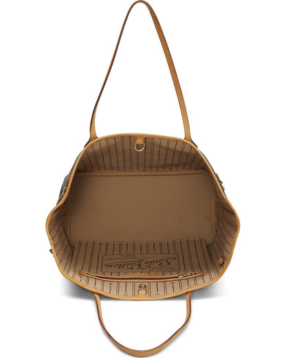 Louis Vuitton Brown Monogram Canvas Neverfull Mm (   )