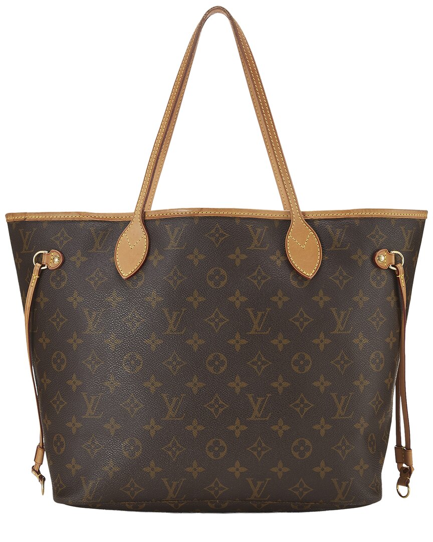 Louis Vuitton Brown Monogram Canvas Neverfull Mm (   )
