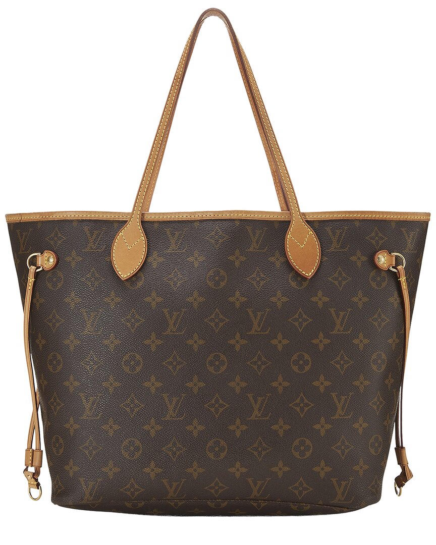 Louis Vuitton Brown Monogram Canvas Neverfull Mm (   )
