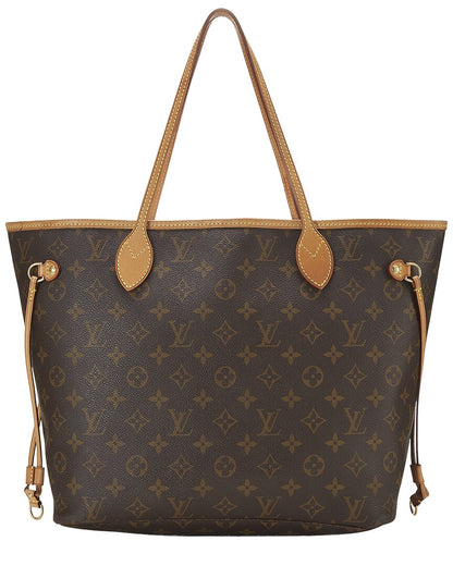 Louis Vuitton Brown Monogram Canvas Neverfull Mm (   )