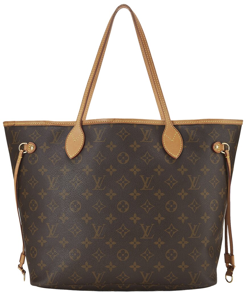 Louis Vuitton Brown Monogram Canvas Neverfull Mm (   )