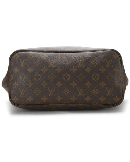 Louis Vuitton Brown Monogram Canvas Neverfull Mm (   )
