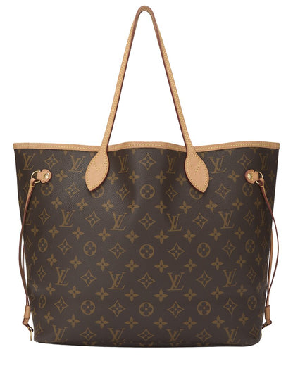 Louis Vuitton Brown Monogram Canvas Neverfull Mm (   )