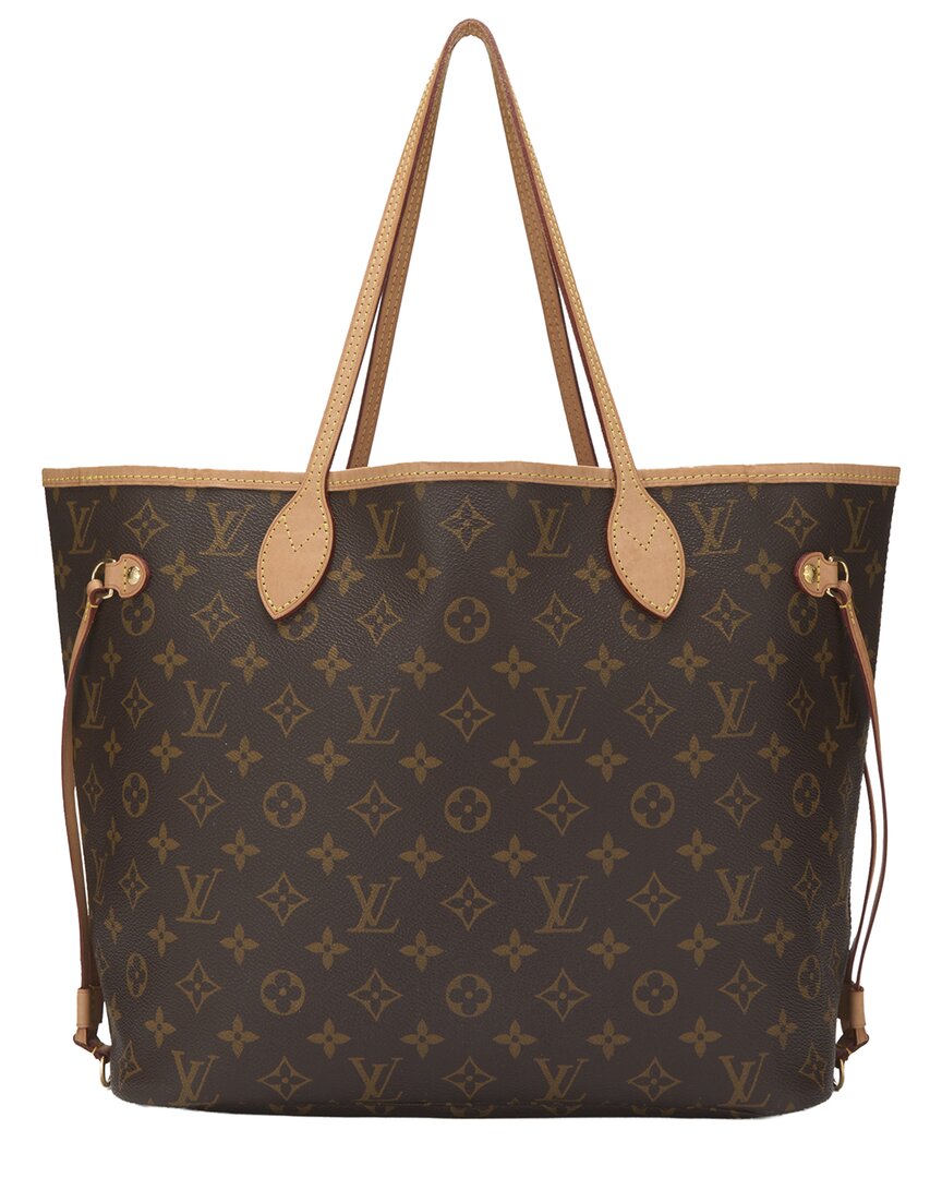 Louis Vuitton Brown Monogram Canvas Neverfull Mm (   )