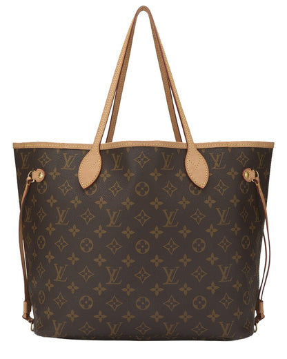 Louis Vuitton Brown Monogram Canvas Neverfull Mm (   )