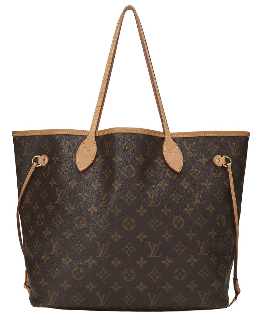 Louis Vuitton Brown Monogram Canvas Neverfull Mm (   )