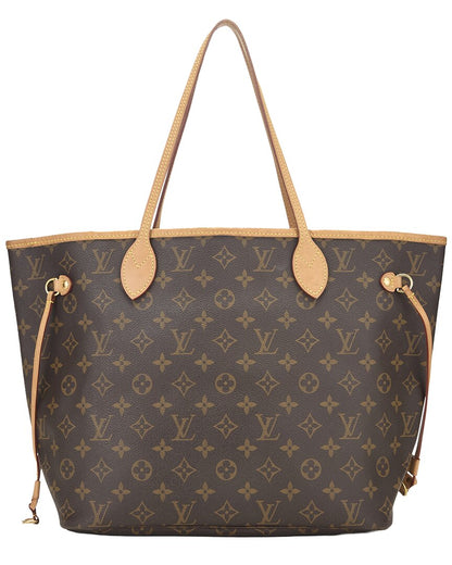 Louis Vuitton Brown Monogram Canvas Neverfull Mm (   )